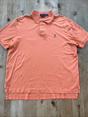 Polo by Ralph Lauren Salmon-Orange Short Sleeve Polo